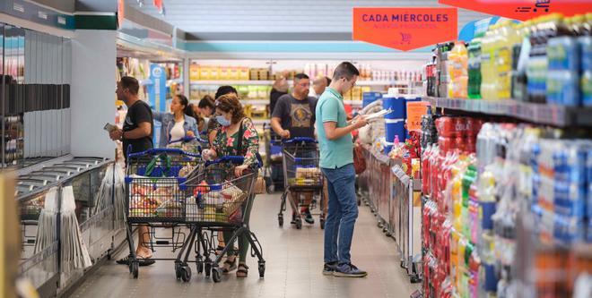 Supermercado de Aldi en Los Rodeos (Tenerife)