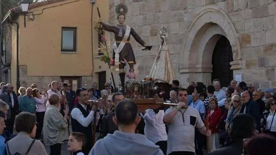 Procesión de San Isidro Labrador en Zamora.