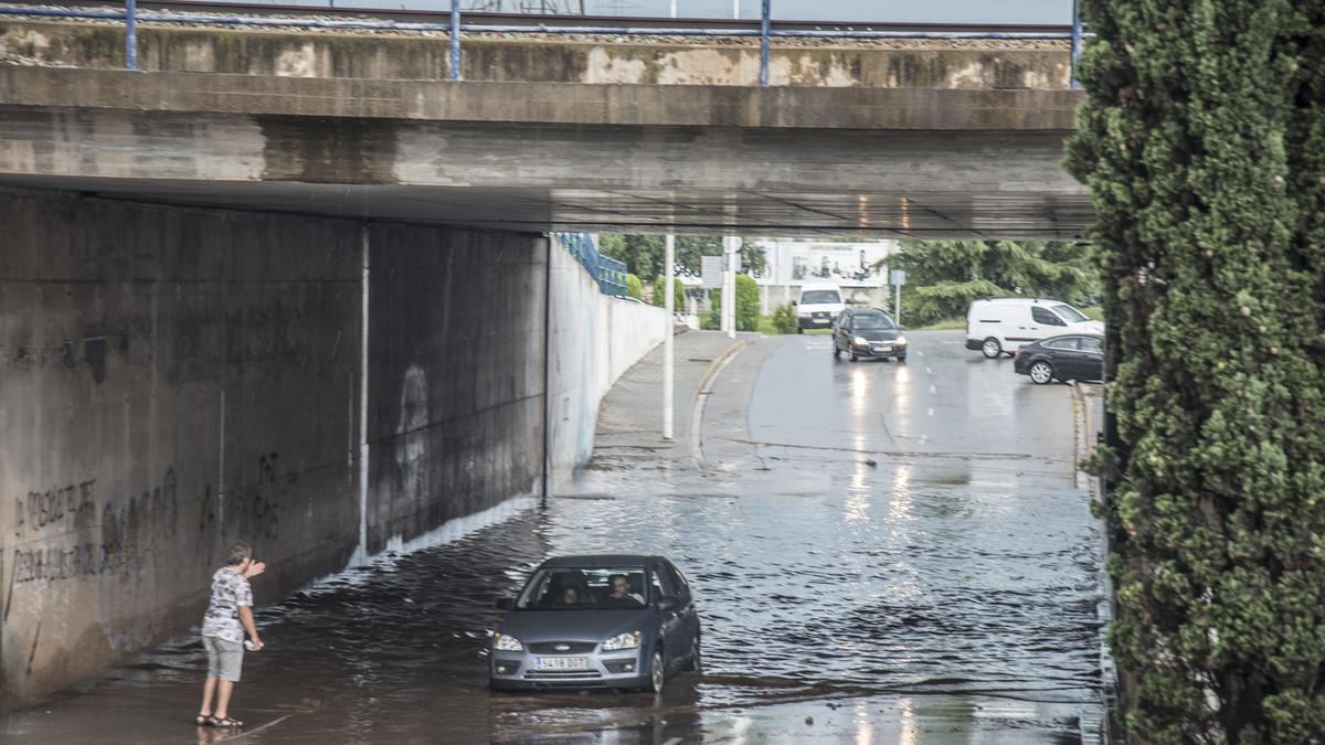 Lluvia en Manresa