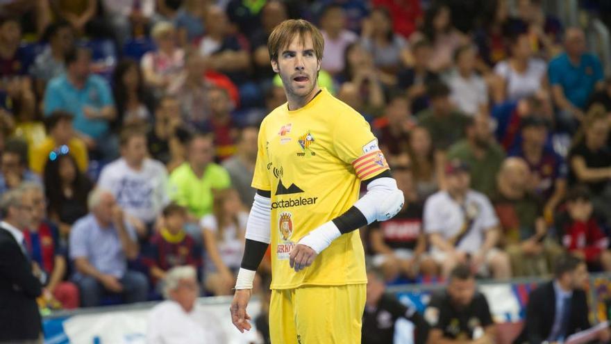 Carlos BarrÃ³n, portero y capitÃ¡n del Palma Futsal.