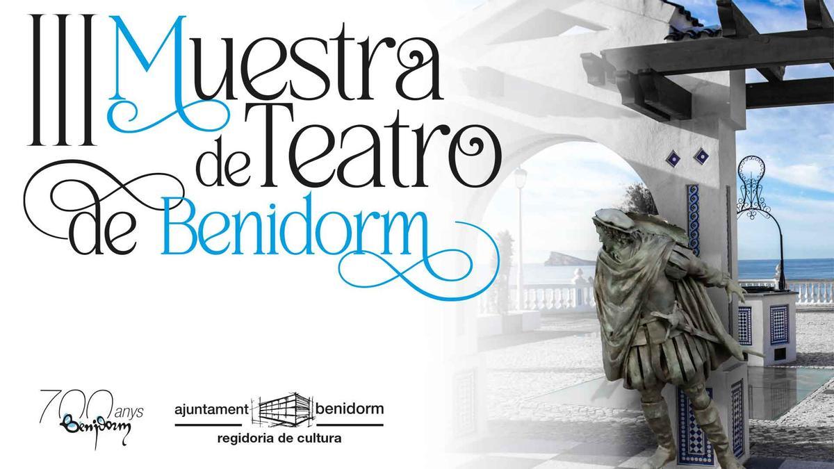 El cartel de la Muestra de Teatro de Benidorm.