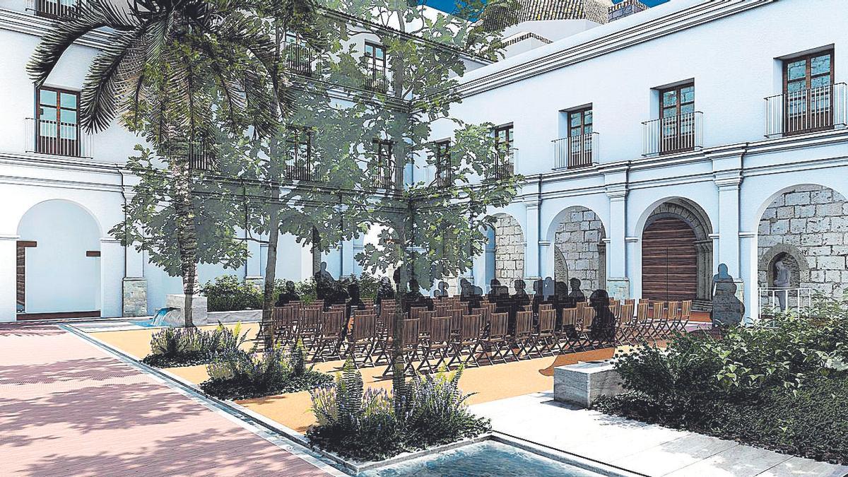 Así será el nuevo espacio cultural del Convento de la Roqueta