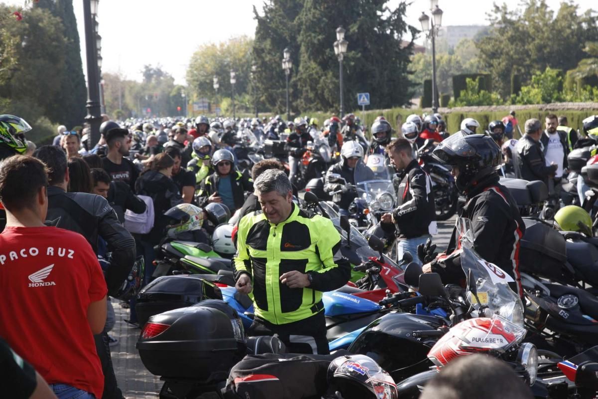 Concentración motera en Córdoba contra los guardarraíles sin protección