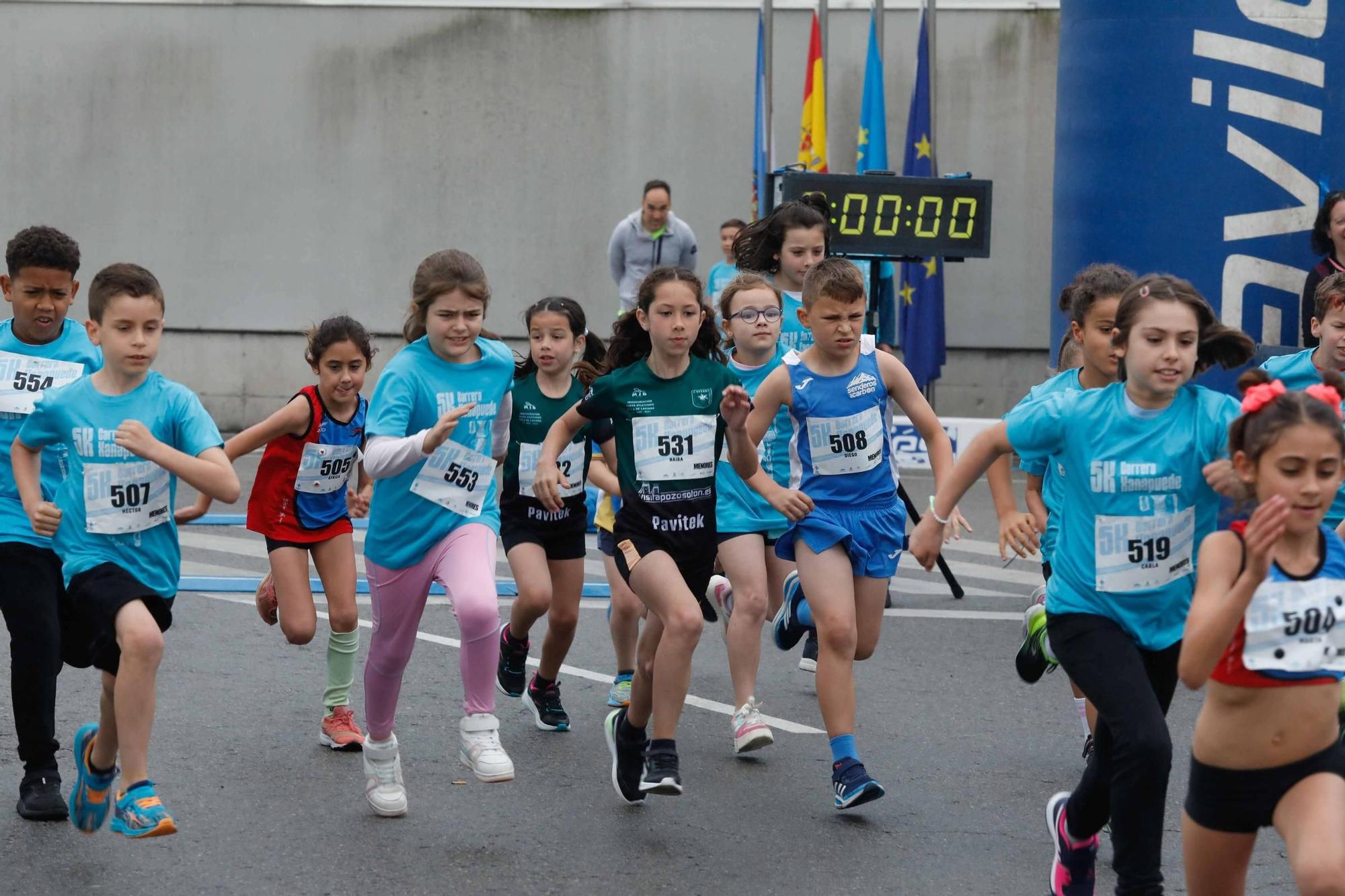 En imágenes: carrera solidaria por Xana García en la Rula de Avilés