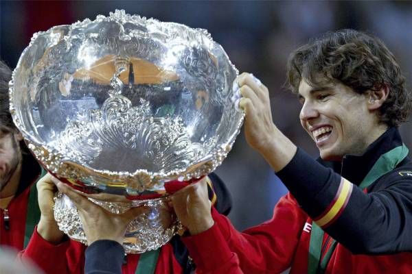 Nadal da la Davis a España