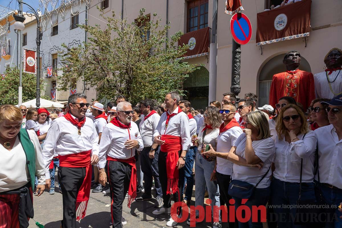 Moros y Cristianos en la mañana del dos de mayo en Caravaca