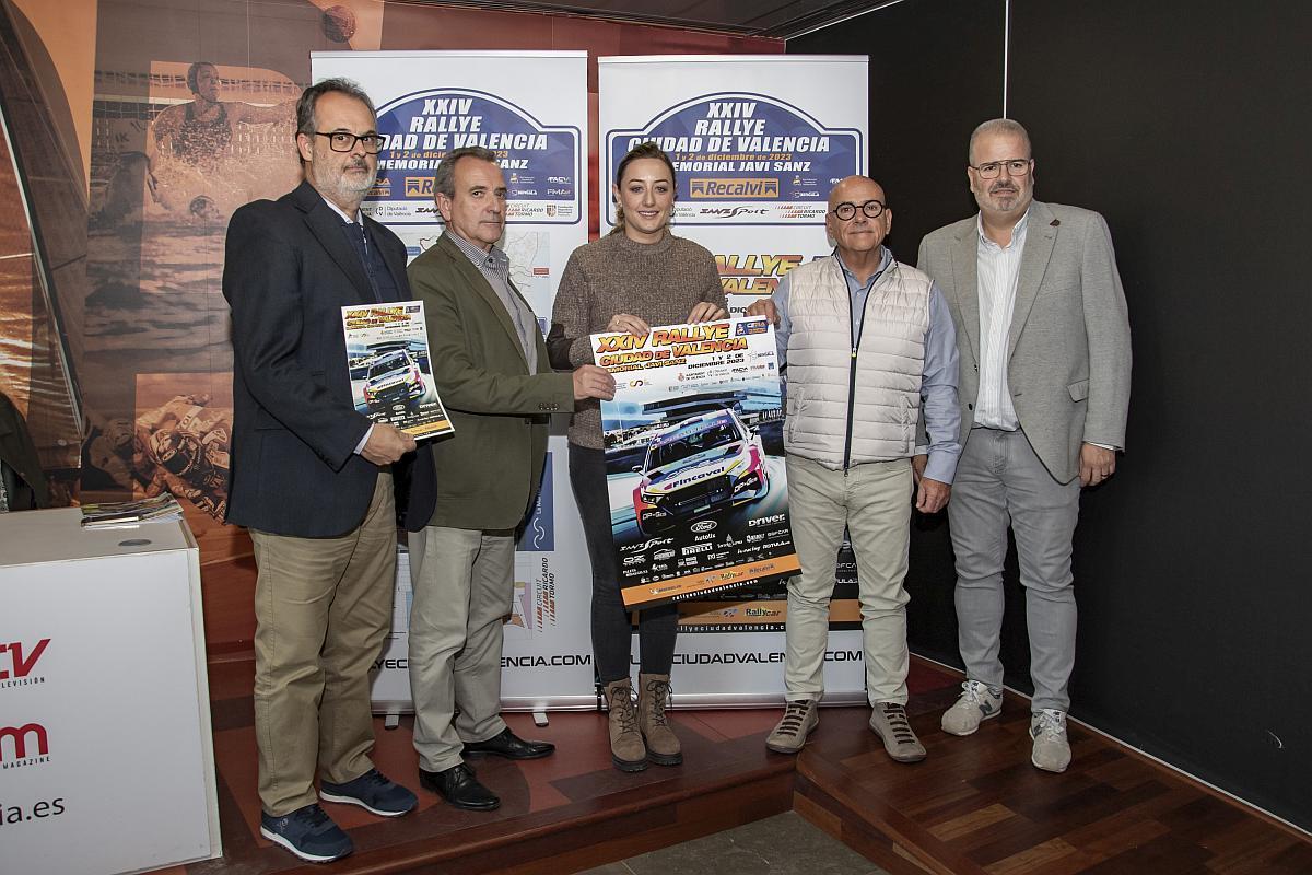 Imagen del acto de presentación del Rallye Ciudad de Valencia