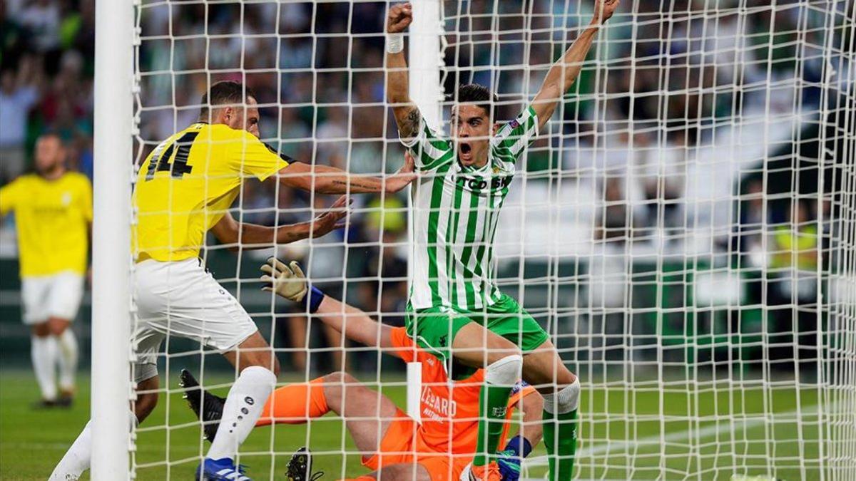 El Betis goleó al Dudelange (3-0) en la segunda jornada