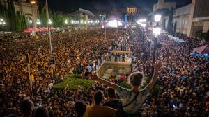 Asistencia masiva en los conciertos de la Mercè 2022.