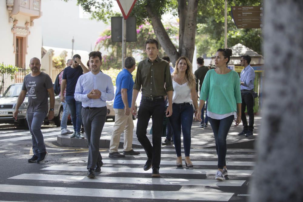 Visita de Íñigo Errejón a Tenerife