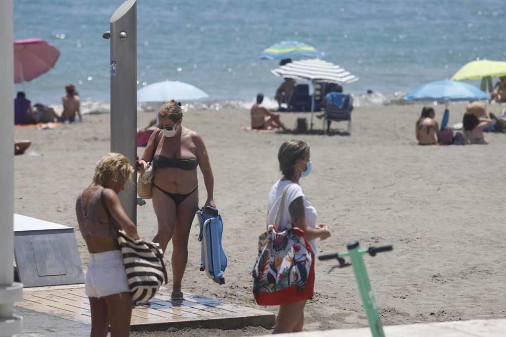 Mascarillas obligatorias en la playa