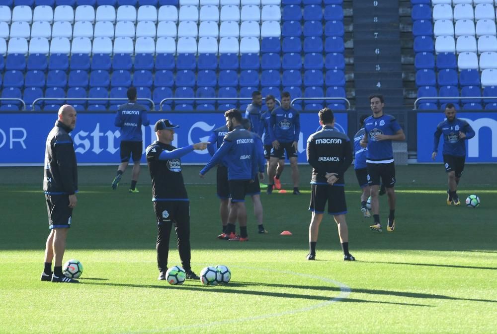 Última sesión antes de medirse al Eibar