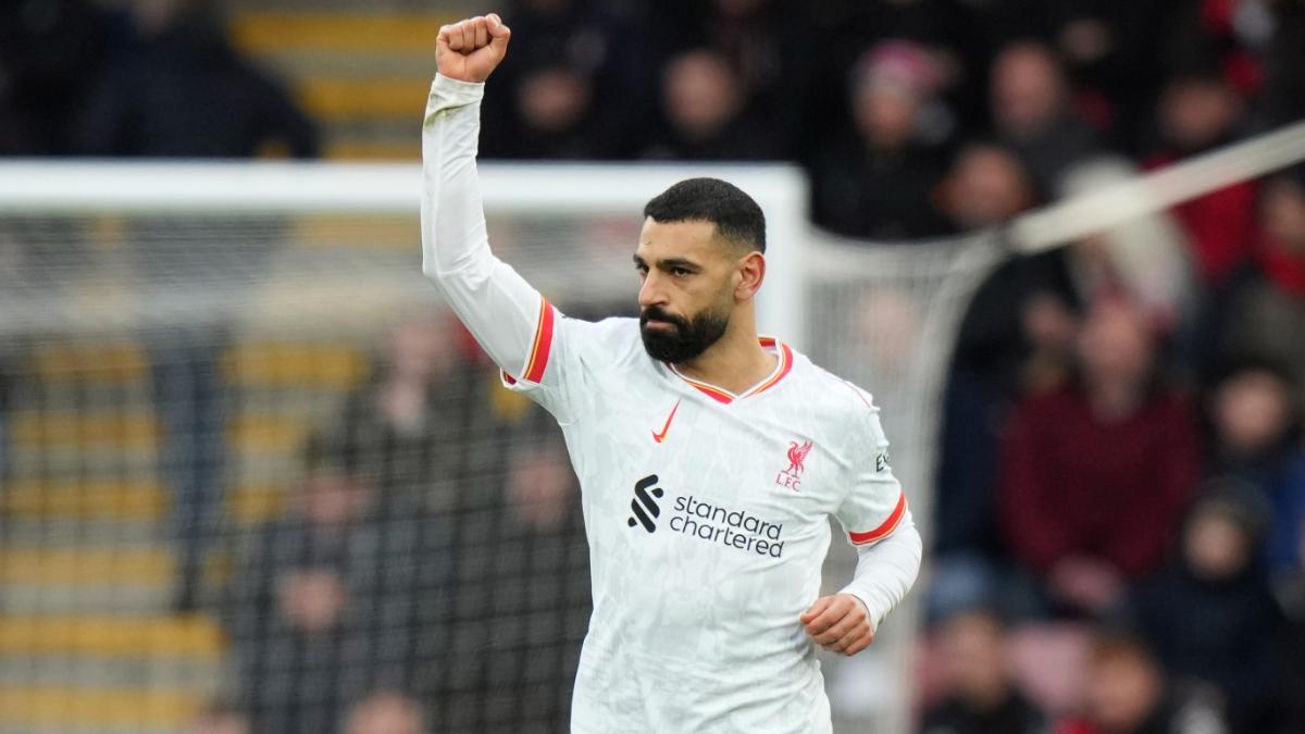 Salah, goleador ante el Bournemouth