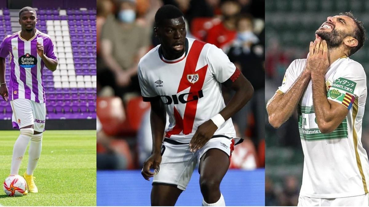 Malsa, Nteka y Gonzalo Verdú son tres jugadores que el Elche tiene sobre la mesa en las últimas horas del mercado