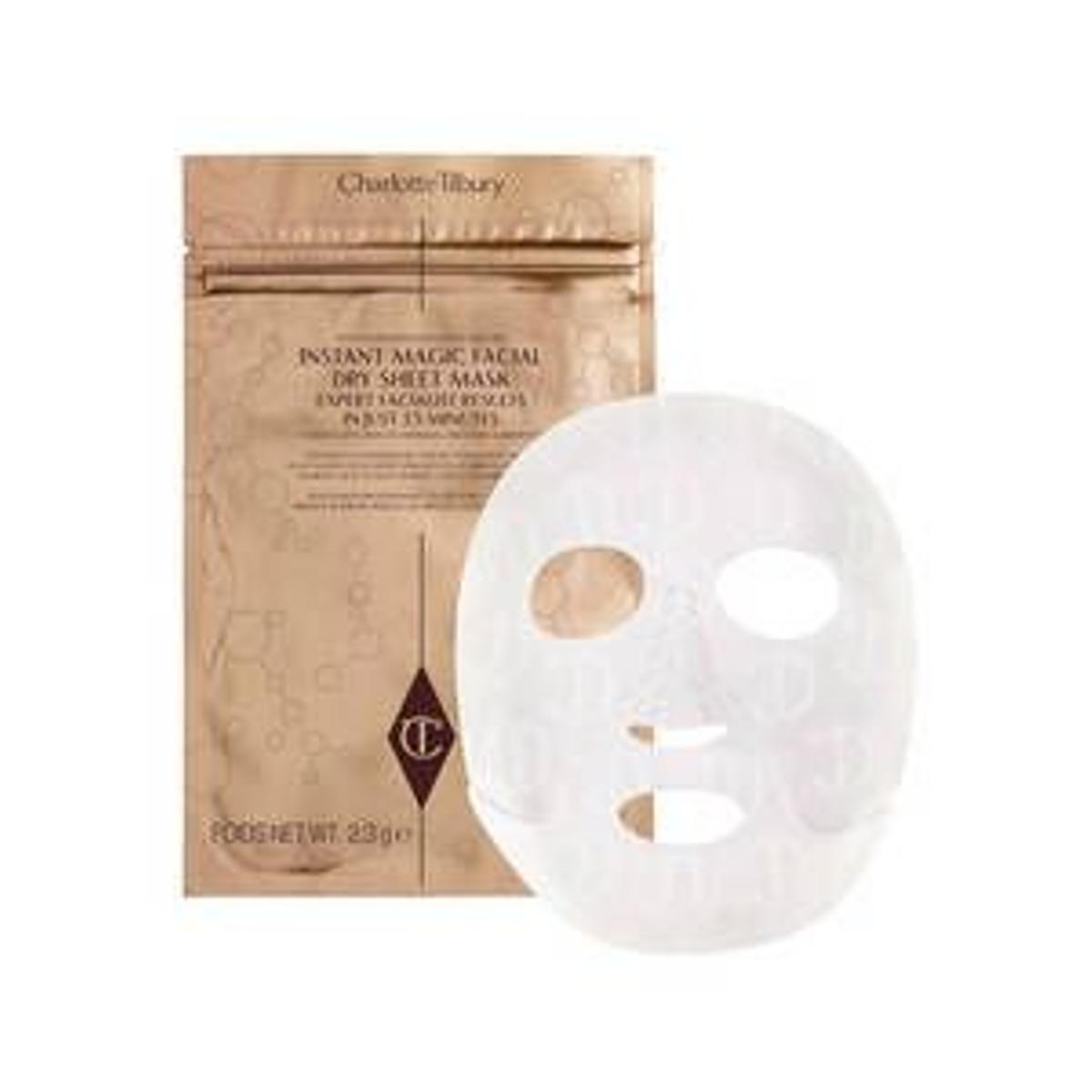 Instant Magic Facial Dry Sheet Mask de Charlotte Tilbury (Precio: 24,55 euros)