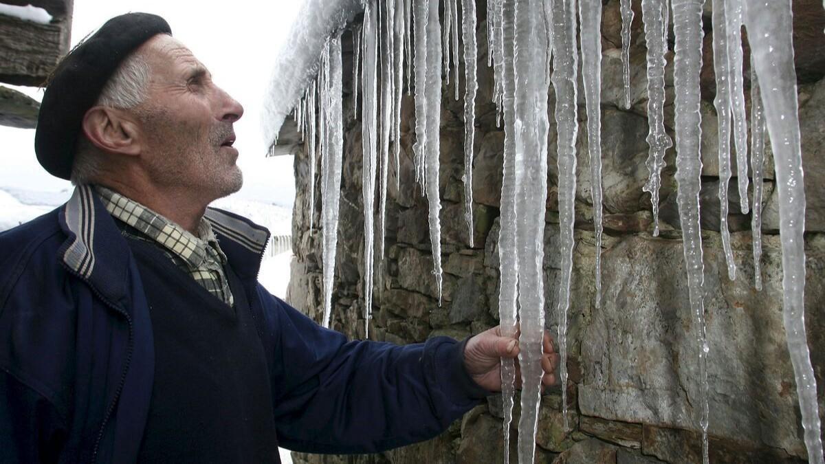 La masa de aire polar ha provocado fuertes heladas