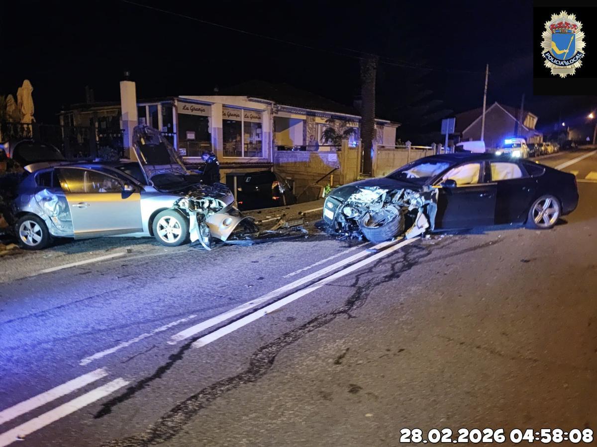El accidente ocurrió de madrugada en A Granxa