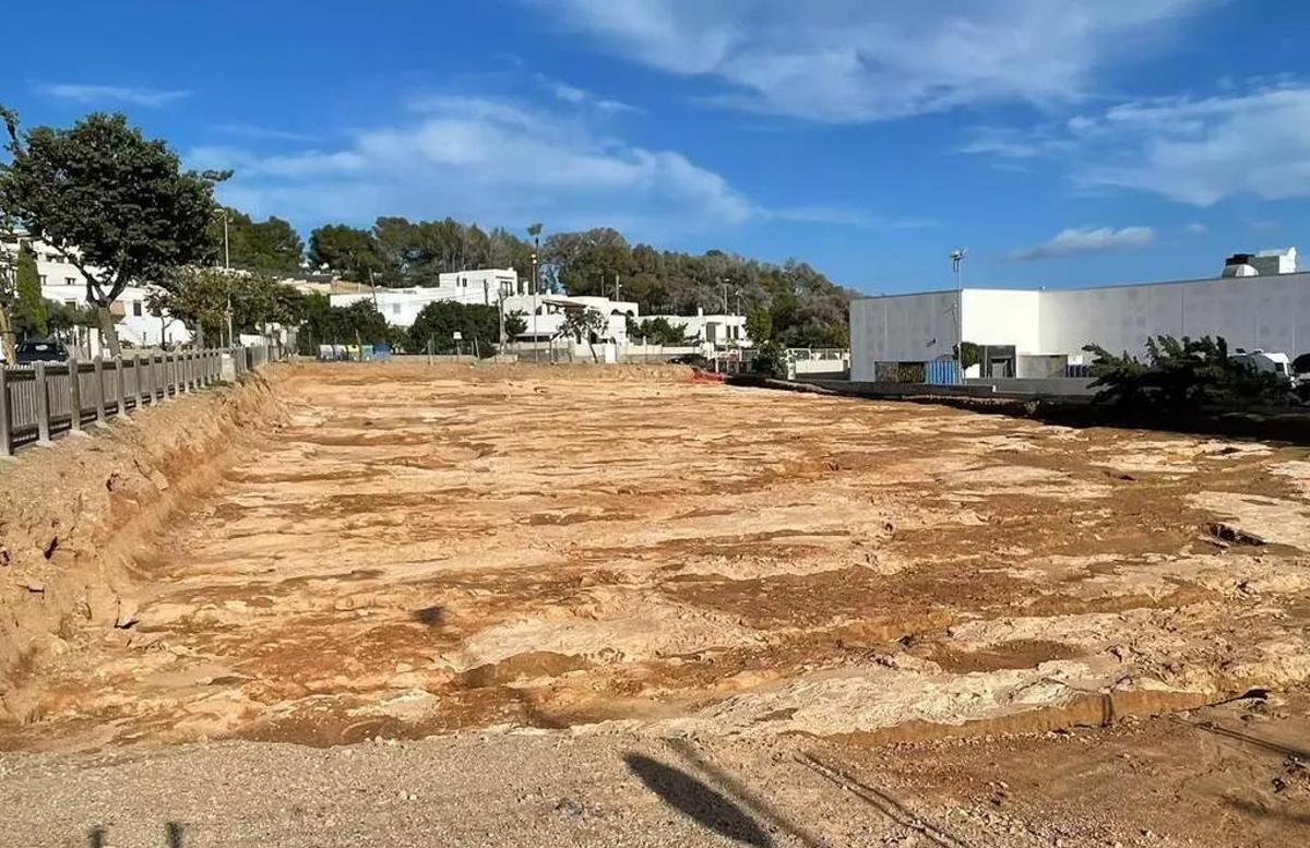 El terreno en el que se contruirán las VPL en Puigd'en Valls.