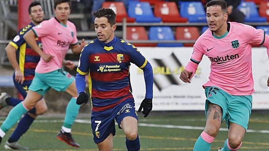 El Llagostera es deixa remuntar un 0-2 i cau (4-2) contra el Barça B