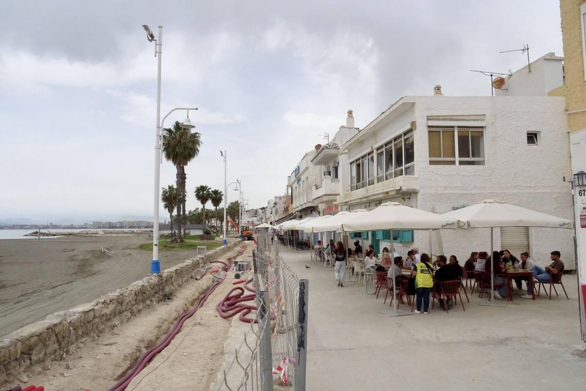 MLG 21-04-2026.-Obras de remodelación del paseo marítimo de Pedregalejo y El Palo