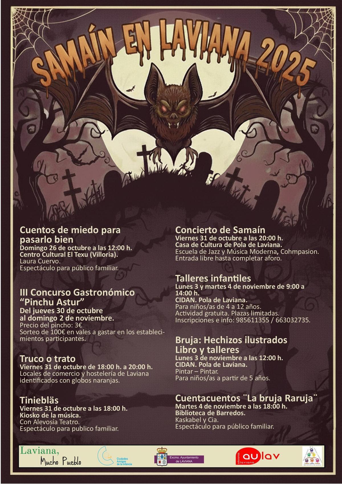 Cartel del Samaín de Laviana