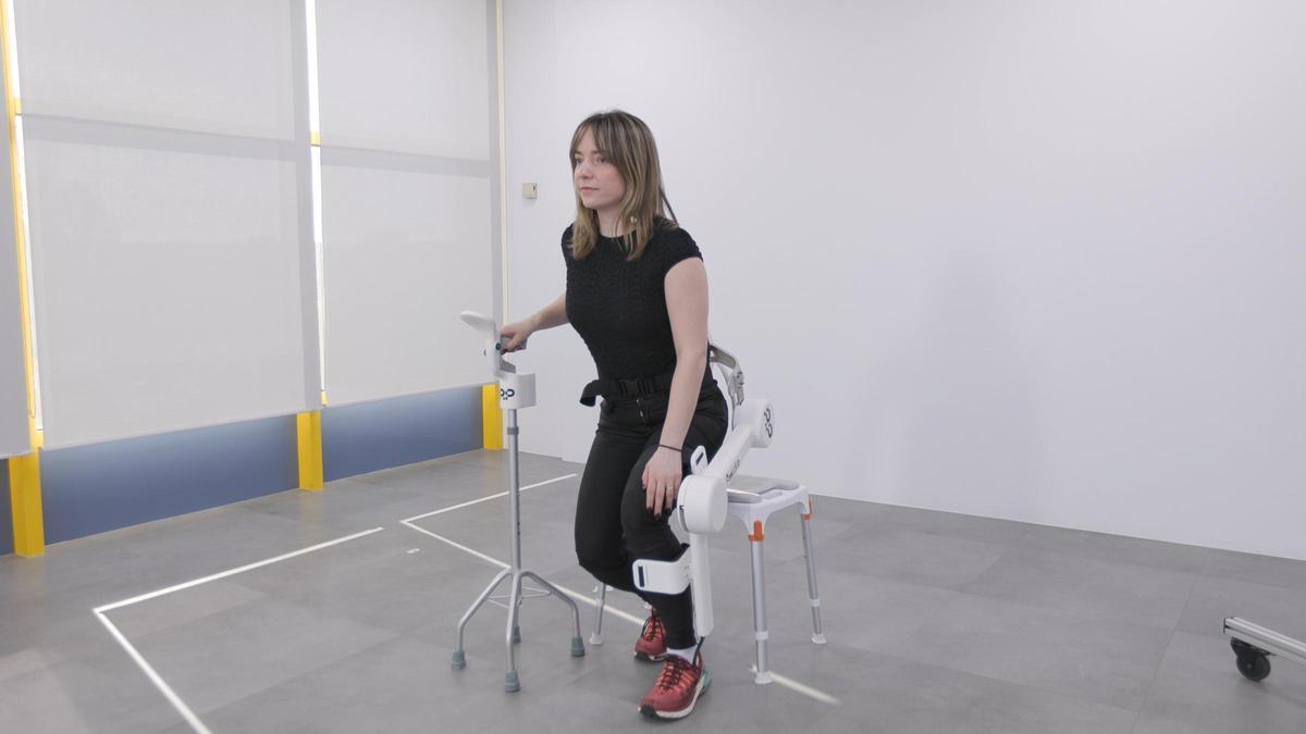 Imagen del nuevo exoesqueleto de Robopedics