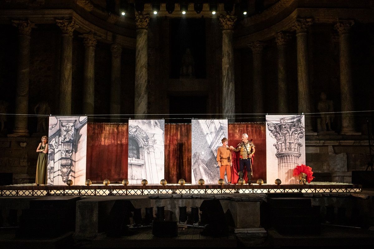 Primeras imágenes de Plauto en Festival de Teatro de Mérida