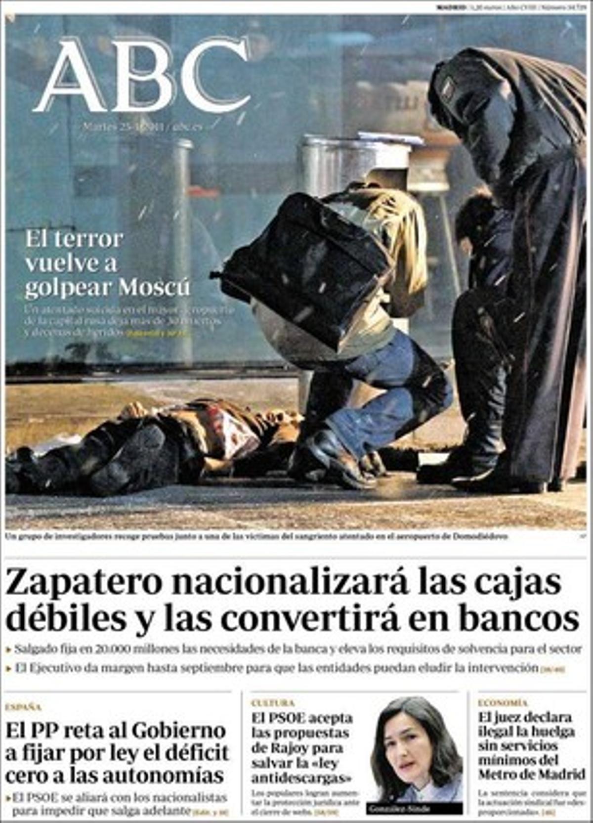 ’Abc’ dóna rellevància a més al fet que el PP topa amb un cordó sanitari pel seu rebuig a la immersió lingüística en català.