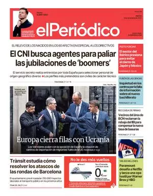 La portada de EL PERIÓDICO del 9 de diciembre de 2025