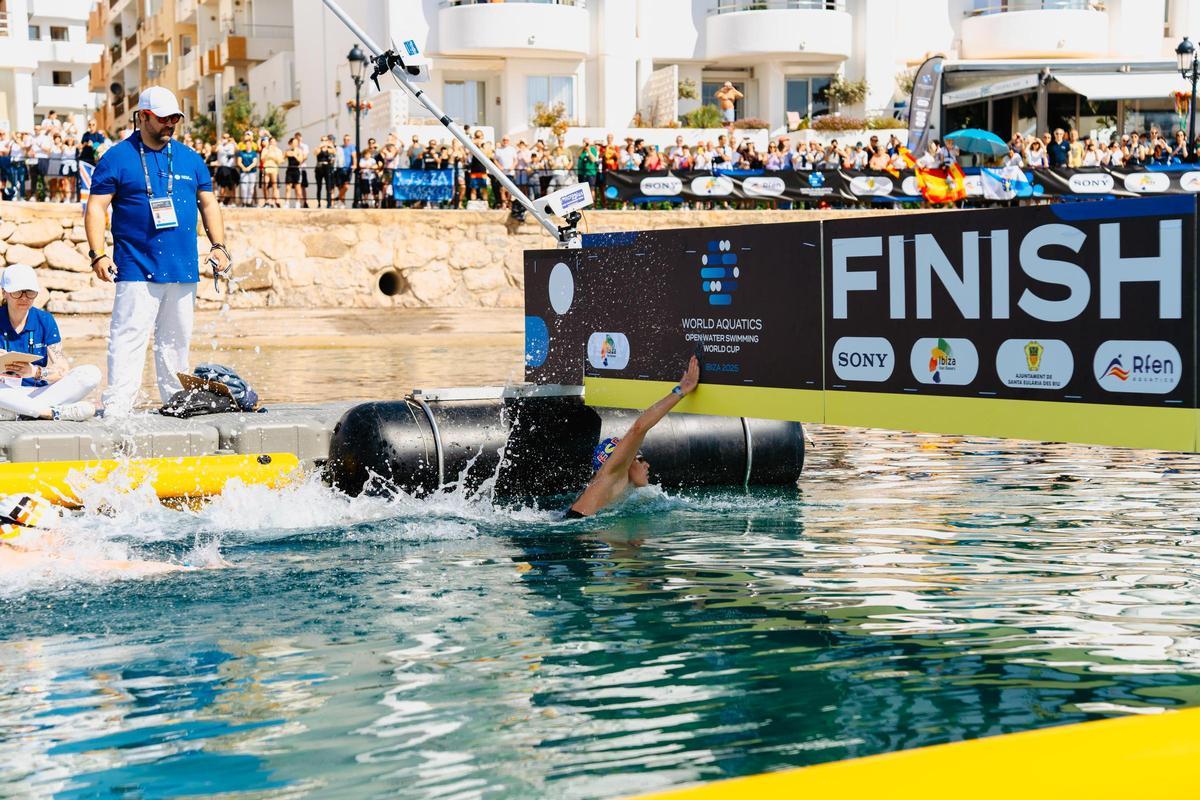 Imagen de Ángela Martínez al finalizar la prueba