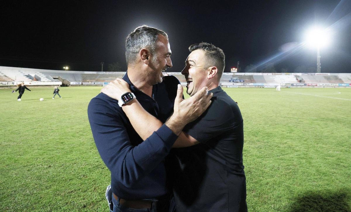 El Poblense celebra su clasificación para la Copa del Rey