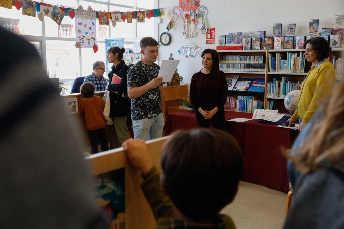 Un momento de la entrega de premios del Concurso de microrrelatos "Día del Libro" en una edición pasada.