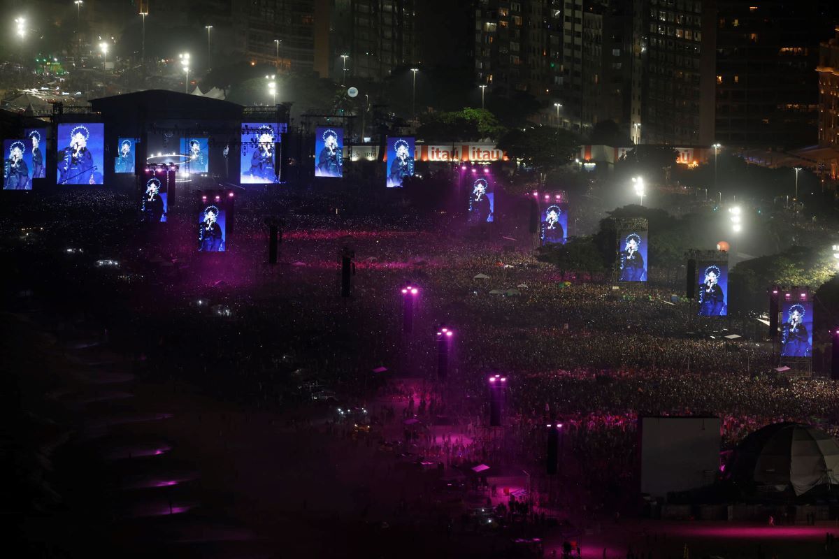 Madonna convierte la playa de Copacabana en la mayor discoteca del mundo