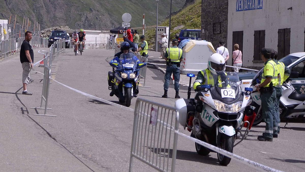 La Guardia Civil durante la pasada edición de la Quebrantahuesos