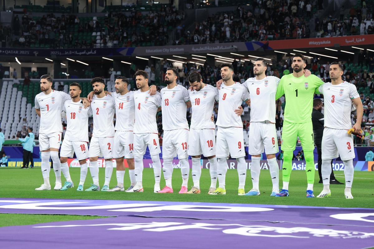 El equipo de Irán, durante la Copa asiática AFC en Qatar 2023
