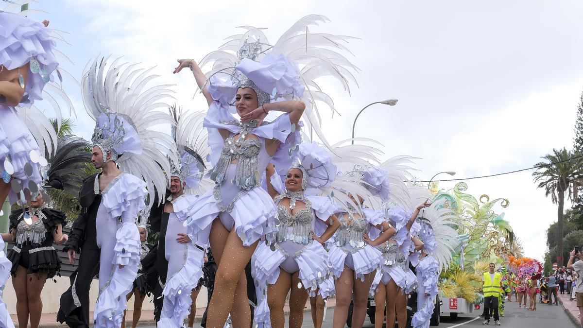 Desfile la fiesta en la calle del Carnaval de Las Palmas de Gran Canaria