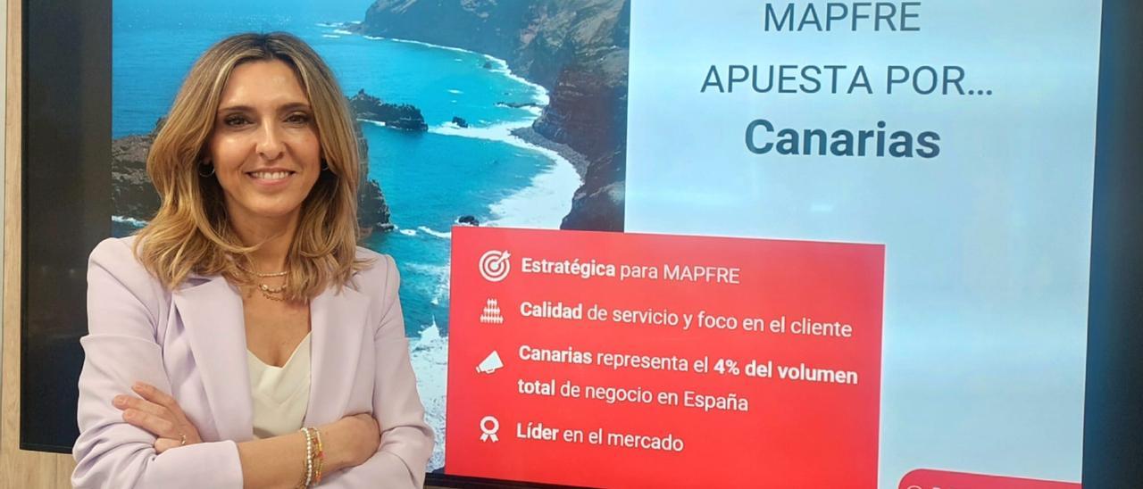 Eva Tamayo, directora general de Mapfre en Canarias.