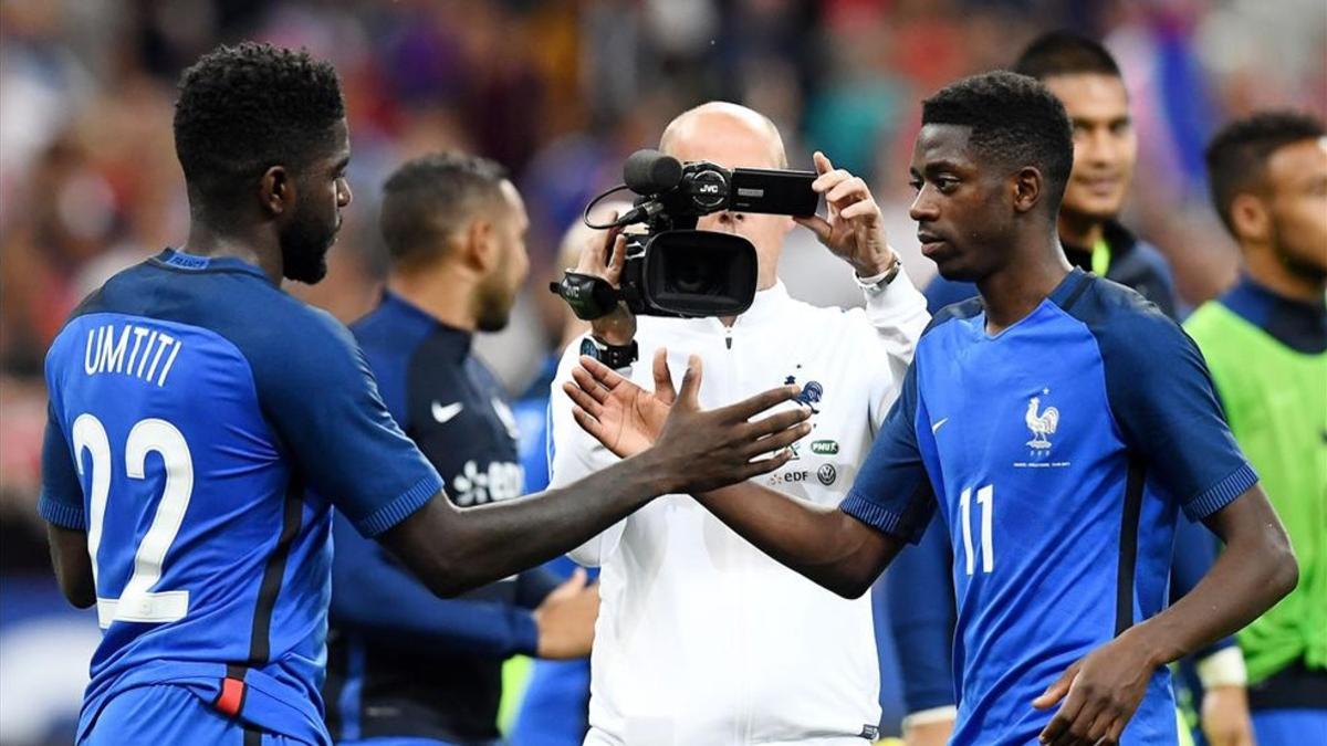 Umtiti y Dembélé protagonistas con Francia