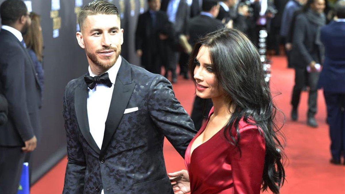 Ramos y Pilar Rubio, posando juntos