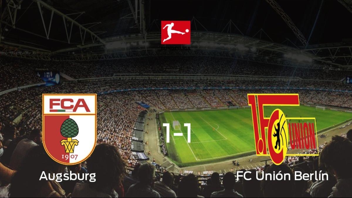 El FC Augsburg y el Unión Berlín empatan a 1 en el Impuls Arena