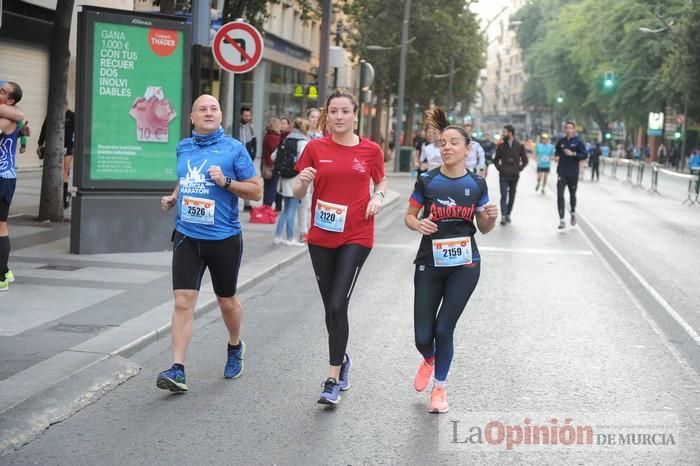 Salida Maratón y Media Maratón de Murcia