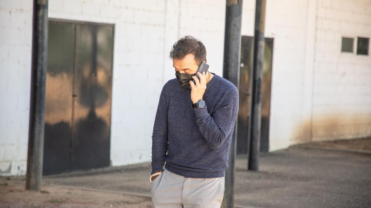 César Villafañe, director deportivo del Zamora CF, a las afueras del Ruta de la Plata.