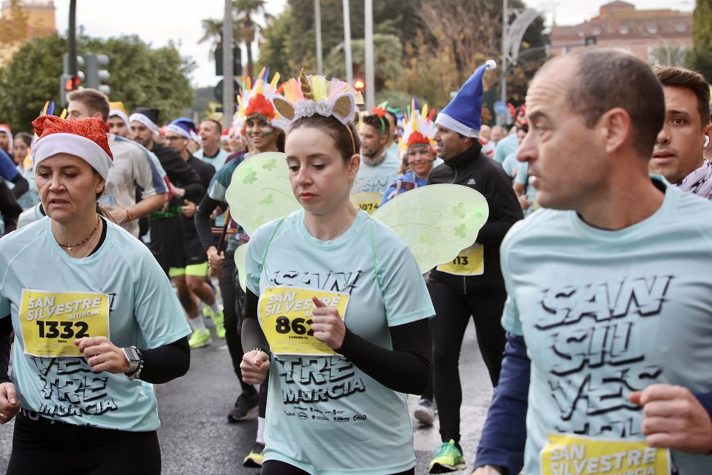 Las imágenes de la San Silvestre 2024 en Murcia