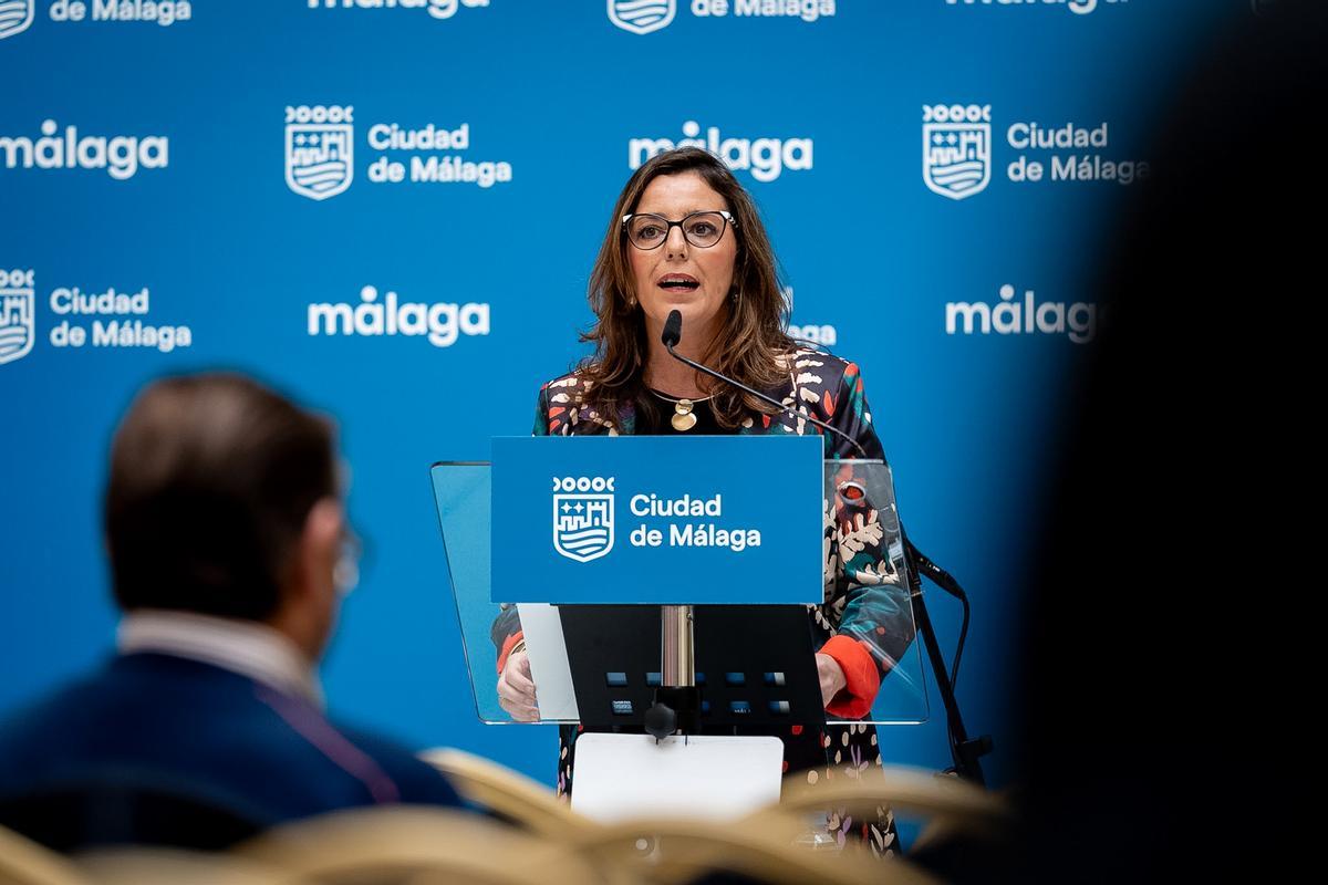 Mar Torres comparece en rueda de prensa tras la Junta de Gobierno local del Ayuntamiento de Málaga.