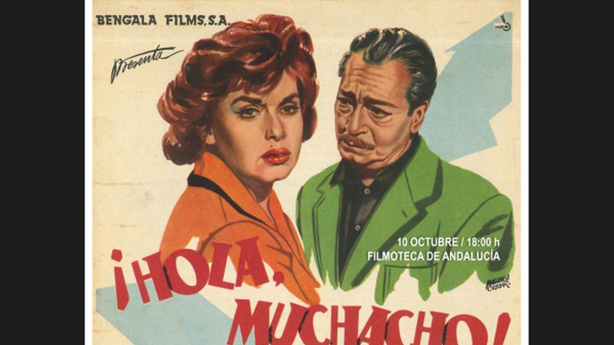 Cartel de la película '¡Hola muchachos!' que proyectará el viernes 10 de octubre la FIlmoteca.