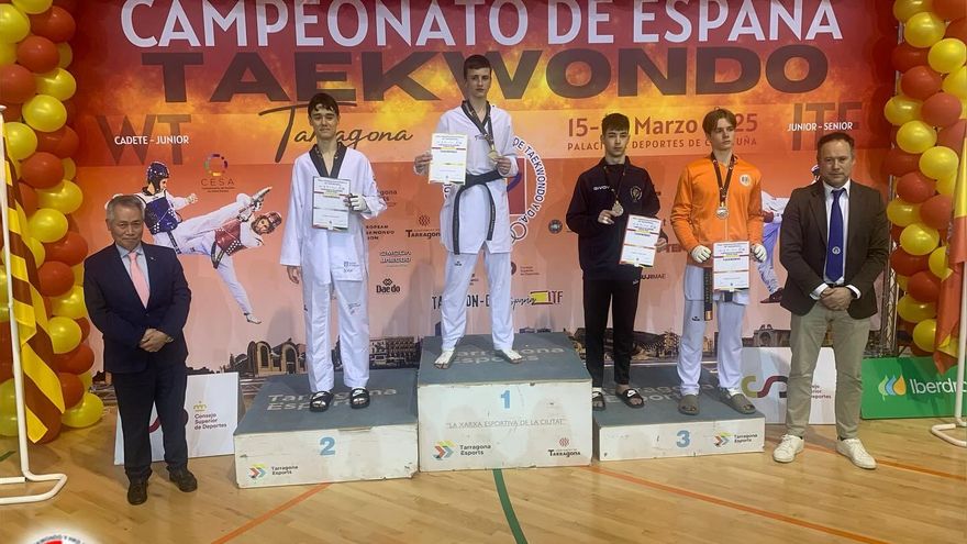 Marcos López, del Taekwondo Benavente Quesos el Pastor, se proclama campeón de España