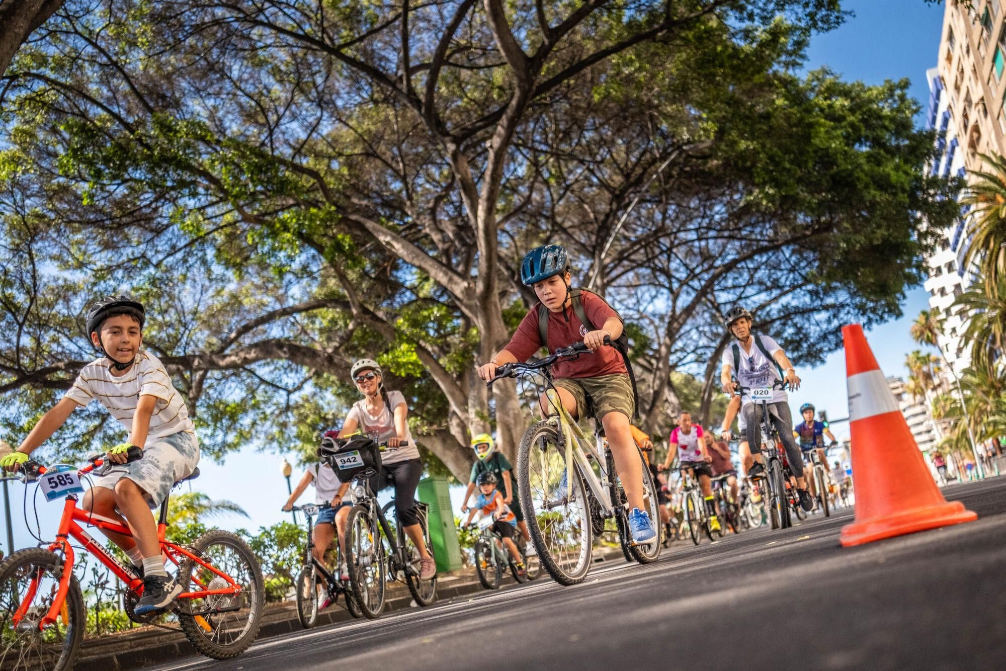 Fiesta de la bicicleta en Santa Cruz de Tenerife
