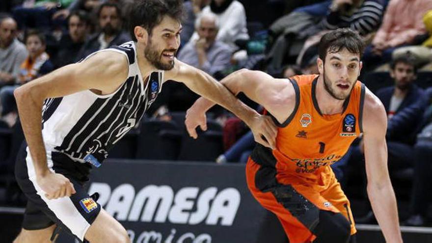 Sergi García, ante el Dolomiti en el Eurocup.