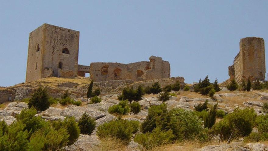 Estado actual del Castillo de la Estrella de Teba.