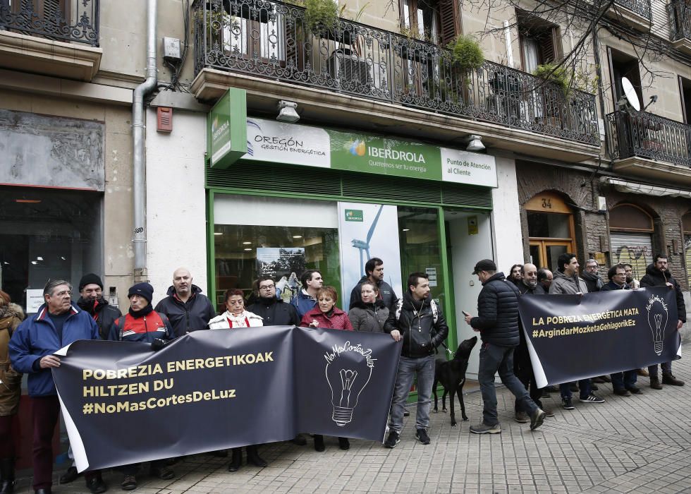 Manifestación contra la pobreza energética en Madr